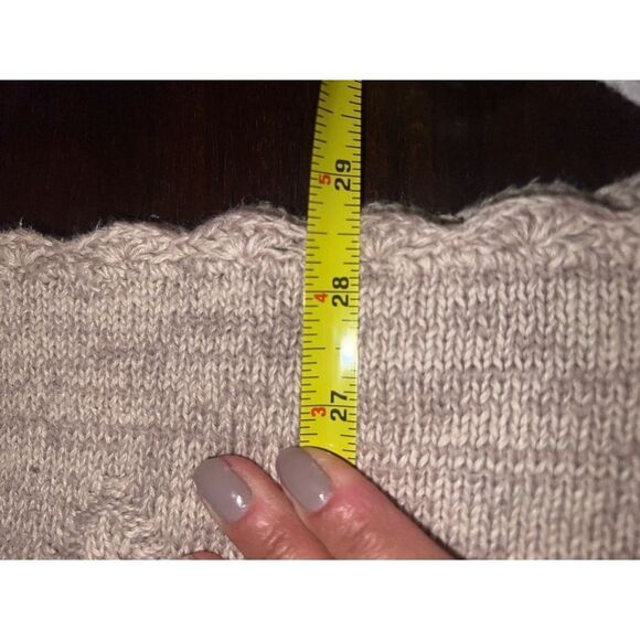 Women's Vintage Cotton Collectibles Sweater Small Cream Pink Embroidered - Picture 4 of 5